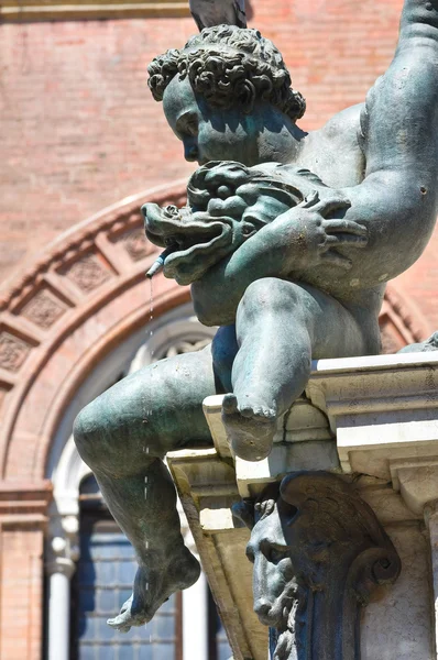 Fontana di Nettuno. Bologna. Emilia-Romagna. Italia . — Foto Stock
