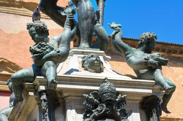 Fontaine de Neptune. Bologne. Emilie-Romagne. Italie . — Photo