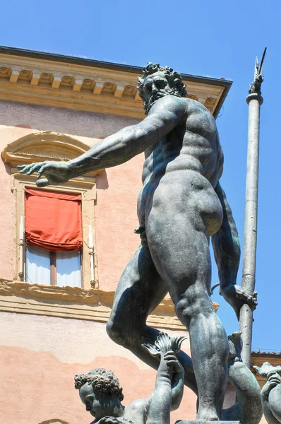 Fontana di Nettuno. Bologna. Emilia-Romagna. Italia . — Foto Stock