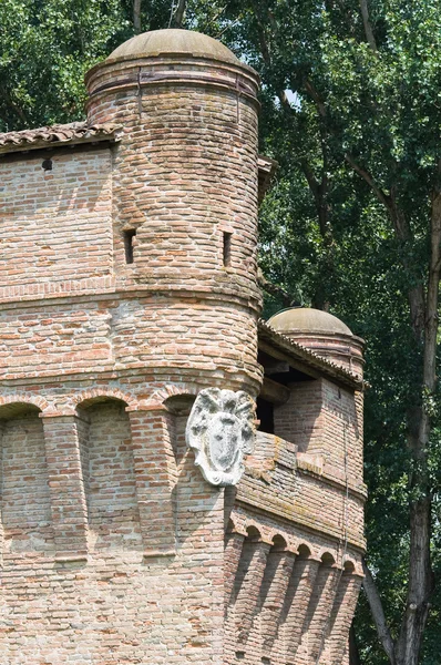 Крепость Рокка Стеллата. Bondeno. Эмилия-Романья. Италия . — стоковое фото