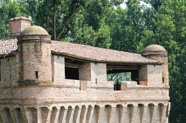 Festung Rocca stellata. Bondeno. Emilia-Romagna. Italien. — Stockfoto