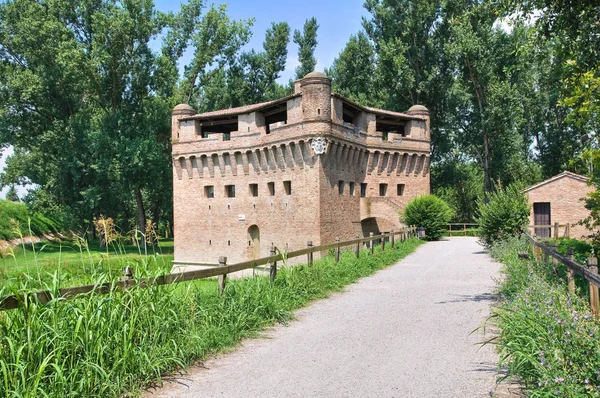 La fortaleza Rocca Stellata. Bondeno. Emilia-Romaña. Italia . — Foto de Stock