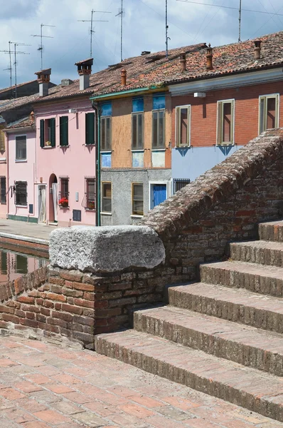 St.Peter?s 다리입니다. Comacchio입니다. 에밀리 아 로마 냐입니다. 이탈리아. — 스톡 사진