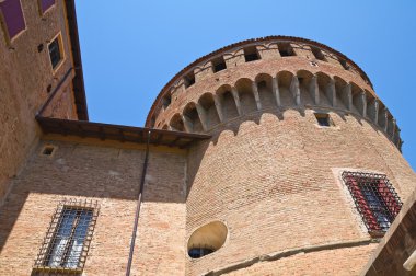 Sforza Kalesi. Dozza. Emilia-Romagna. İtalya.