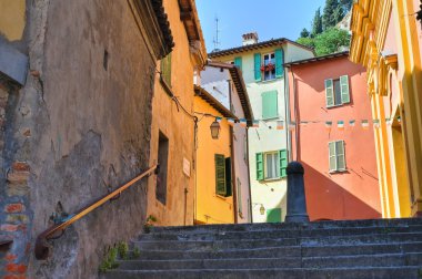 alleyway. Brisighella. Emilia-Romagna. İtalya.