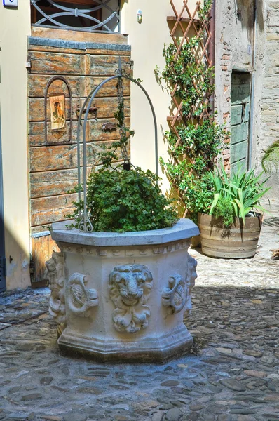 Steegje. Brisighella (RA). Emilia-Romagna. Italië. — Stockfoto