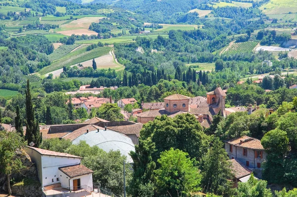 Brisighella 的全景视图。艾米利亚-罗马涅。意大利. — 图库照片