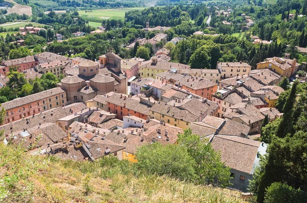 Panoramautsikt over Brisighella. Emilia-Romagna. Italia . – stockfoto