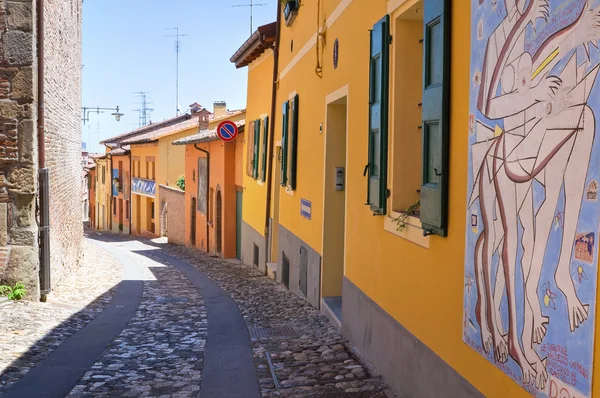 stock image Alleyway. Dozza. Emilia-Romagna. Italy.