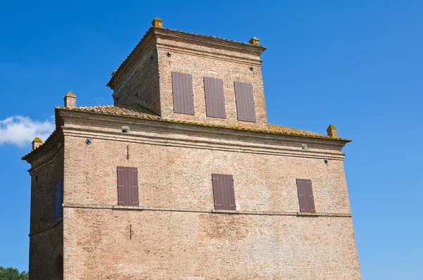 Abate Tower. Mesola. Emilia-Romagna. Italien . - Stock-foto