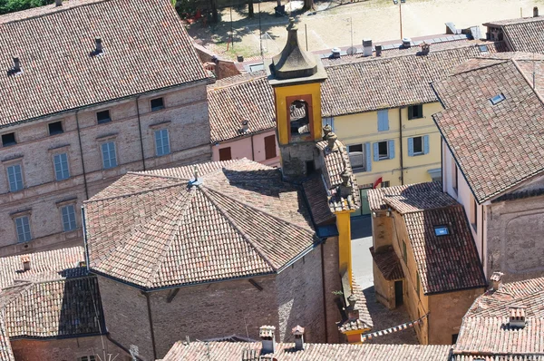 Brisighella panoramik manzaralı. Emilia-Romagna. İtalya. — Stok fotoğraf