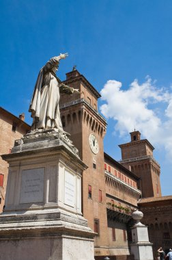 estense Kalesi. Ferrara. Emilia-Romagna. İtalya.