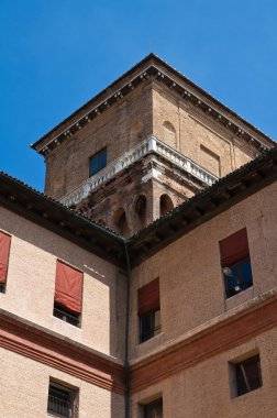 estense Kalesi. Ferrara. Emilia-Romagna. İtalya.