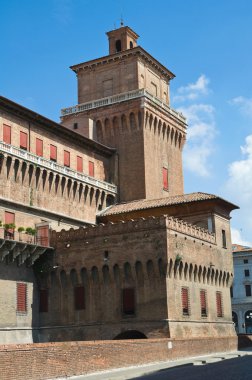 estense Kalesi. Ferrara. Emilia-Romagna. İtalya.