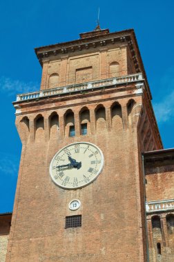 estense Kalesi. Ferrara. Emilia-Romagna. İtalya.