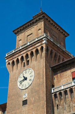 estense Kalesi. Ferrara. Emilia-Romagna. İtalya.