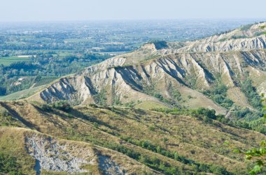 Panoramic view of Emilia-Romagna. Italy. clipart