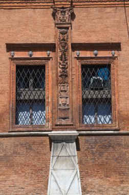 magnanini-roverella Sarayı. Ferrara. Emilia-Romagna. İtalya.