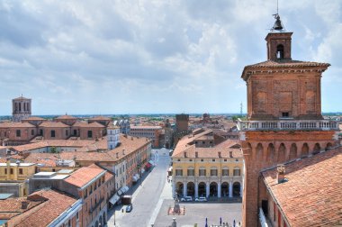 estense Kalesi. Ferrara. Emilia-Romagna. İtalya.