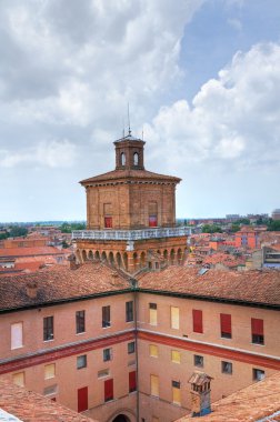 estense Kalesi. Ferrara. Emilia-Romagna. İtalya.