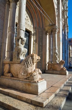 St. george's basilica. Ferrara. Emilia-Romagna. İtalya.