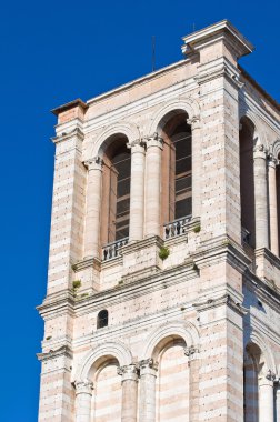 Belltower st. george's basilica. Ferrara. Emilia-Romagna. İtalya.