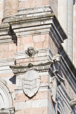 Belltower st. george's basilica. Ferrara. Emilia-Romagna. İtalya.