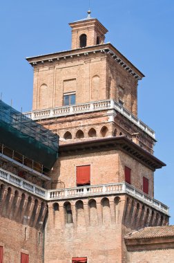 estense Kalesi. Ferrara. Emilia-Romagna. İtalya.