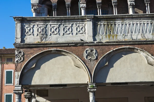 St. george's Basiliek. Ferrara. Emilia-Romagna. Italië. — Stockfoto