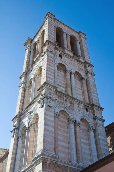 Belltower Szent György bazilika. Ferrara. Emilia-Romagna. Olaszország. — Stock Fotó