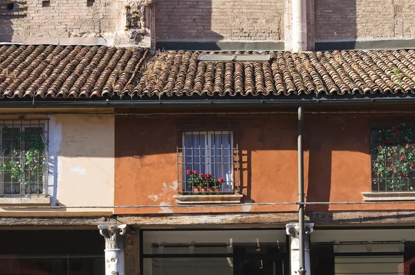 Loggia av köpmännen. Ferrara. Emilia-Romagna. Italien. — Stockfoto