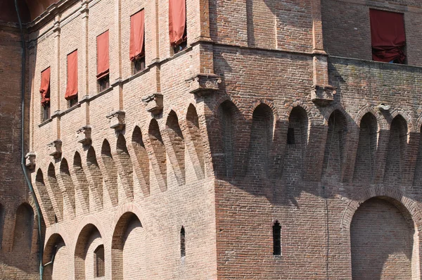 Castello Estense. Ferrara. Emilia-Romagna. Italia . — Foto Stock