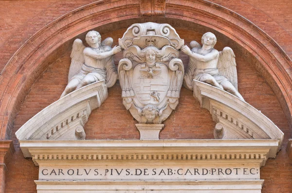 Kerk van st. carlo. Ferrara. Emilia-Romagna. Italië. — Stockfoto