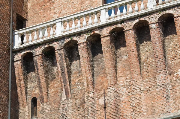 Castello Estense. Ferrara. Emilia-Romagna. Italia . — Foto Stock