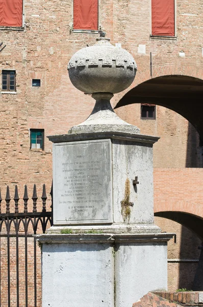 Castillo de Estense. Ferrara. Emilia-Romaña. Italia . — Foto de Stock