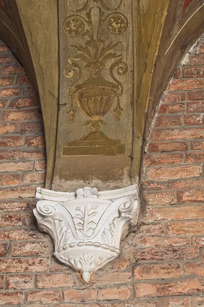 Magnanini-Roverella Palace. Ferrara. Emilia-Romaña. Italia . —  Fotos de Stock