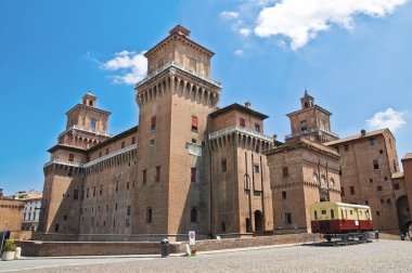 Estense Castle. Ferrara. Emilia-Romagna. Italy. clipart