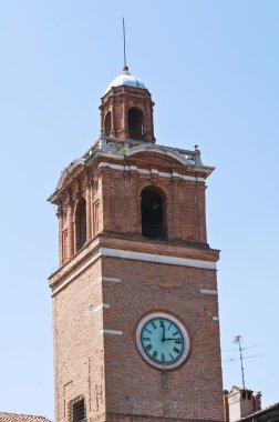 Loggia dei notai. Ferrara. Emilia-Romagna. İtalya.