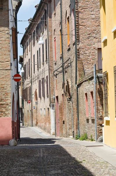 Alleyway. Ferrara. Emilia-Romagna. Italy. — Stockfoto