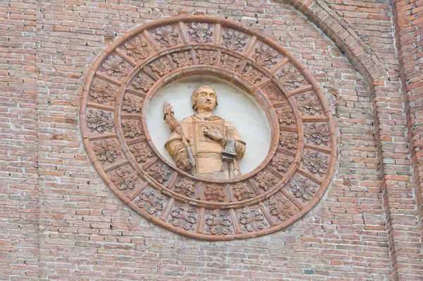 Igreja de St. Stefano. Ferrara. Emilia-Romagna. Itália . — Fotografia de Stock