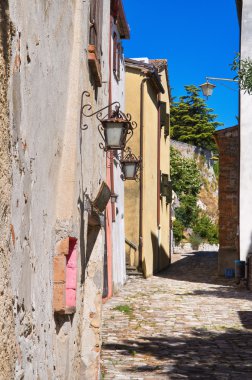 alleyway. Montebello. Emilia-Romagna. İtalya.