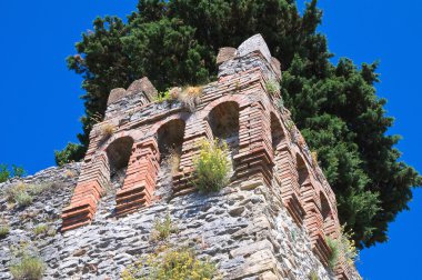 Castle, montebello. Emilia-Romagna. İtalya.