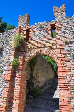 Castle, montebello. Emilia-Romagna. İtalya.