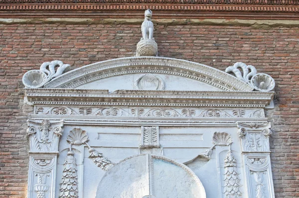 Schifanoia palace. Ferrara. Emilia-Romagna. Italië. — Stockfoto
