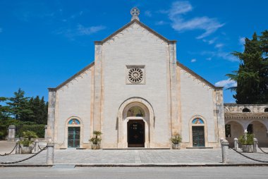 Madonna della scala abbey. Noci. Puglia. İtalya.