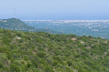 monopoli panoramik bir bakış. Puglia. İtalya.