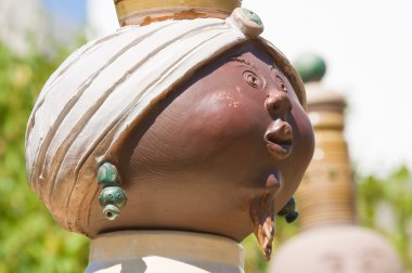 Ceramic Museum. Episcopio Castle. Grottaglie. Puglia. Italy. clipart