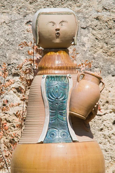 Ceramic Museum. Episcopio Castle. Grottaglie. Puglia. Italy. — Stock Photo, Image
