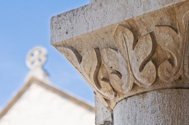 Madonna della scala abbey. Noci. Puglia. İtalya.