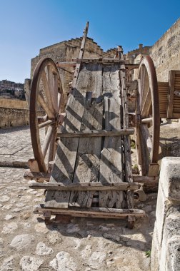 matera bir bakış. Basilicata. İtalya.